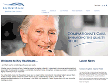 Tablet Screenshot of keyhealthcare.co.uk